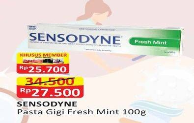 Promo Harga SENSODYNE Pasta Gigi 100 gr - Alfamart