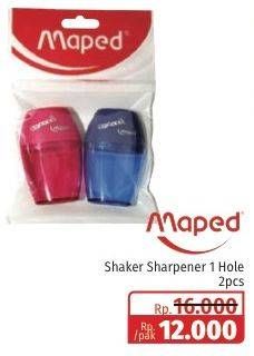 Promo Harga Maped Shaker Sharpener 1 Hole 2 pcs - Lotte Grosir