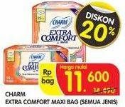 Promo Harga CHARM Extra Comfort Maxi All Variants  - Superindo