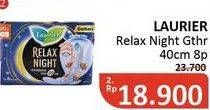 Promo Harga Laurier Relax Night Gathers 40cm 8 pcs - Alfamidi