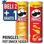 Promo Harga Pringles Potato Crisps 107 gr - Hypermart