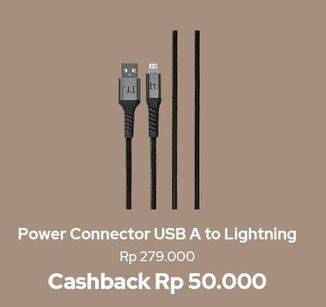 Promo Harga IT. Power Connector USB A to Lightning Cable  - iBox