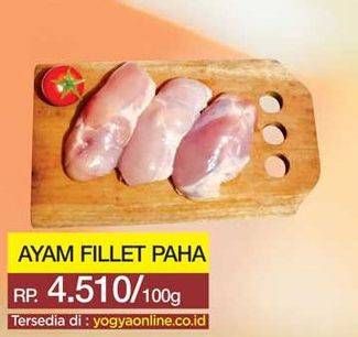 Promo Harga Ayam Fillet per 100 gr - Yogya