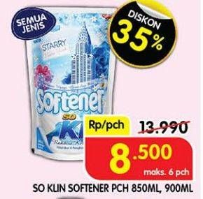 Promo Harga So Klin Softener All Variants 850 ml - Superindo