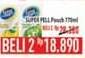 Promo Harga SUPER PELL Pembersih Lantai per 2 pouch 770 ml - Hypermart