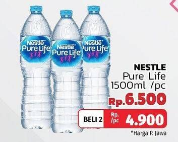 Promo Harga NESTLE Pure Life Air Mineral 1500 ml - LotteMart