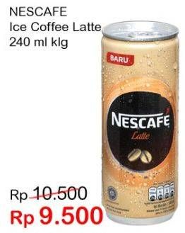 Promo Harga Nescafe Ready to Drink Coffee Latte 240 ml - Indomaret