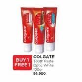 Promo Harga Colgate Toothpaste Optic White 100 gr - Watsons