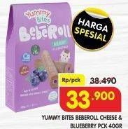 Promo Harga Yummy Bites Beberoll Cheese, Blueberry 40 gr - Superindo
