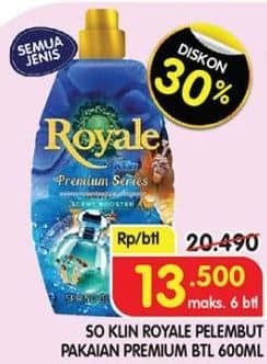 Promo Harga So Klin Royale Premium Series Spring Blossom, Summer Lovin 600 ml - Superindo