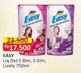 Promo Harga Attack Easy Detergent Liquid Sparkling Blooming, Sweet Glamour, Lively Energetic 750 ml - Alfamart