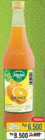 Promo Harga MARJAN Syrup Squash Orange 450 ml - Alfamart