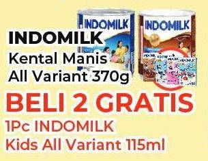 Promo Harga INDOMILK Susu Kental Manis All Variants 370 gr - Yogya