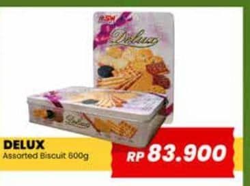 Promo Harga Asia Delux Assorted Biscuit 650 gr - Yogya