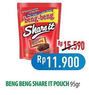 Promo Harga Beng-beng Share It per 10 pcs 9 gr - Hypermart