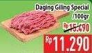 Promo Harga Daging Giling Sapi Spesial per 100 gr - Hypermart