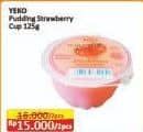Promo Harga Yeko Pudding Strawberry 125 gr - Alfamart