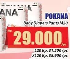Promo Harga Pokana Baby Pants XL20 20 pcs - Hari Hari