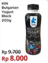 Promo Harga KIN Bulgarian Yogurt Black 200 ml - Indomaret