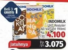 Promo Harga Indomilk Susu UHT All Variants 190 ml - LotteMart