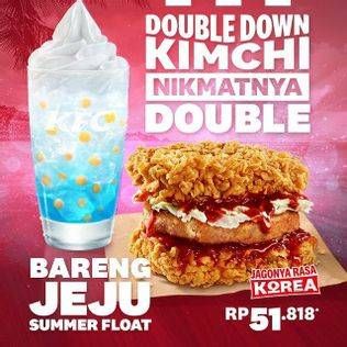 Promo Harga KFC Double Down Kimchi  - KFC