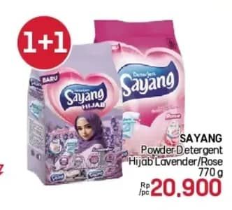 Promo Harga Sayang Detergent Powder Lavender, Rose 800 gr - LotteMart