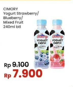Promo Harga Cimory Yogurt Drink Strawberry, Blueberry, Mixed Fruit 250 ml - Indomaret