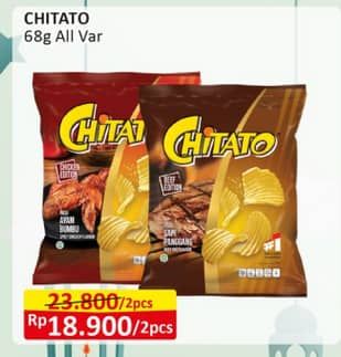 Promo Harga Chitato Snack Potato Chips All Variants 68 gr - Alfamart