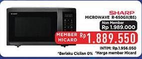 Promo Harga Sharp Microwave Inverter R-650GX(BS)  - Hypermart