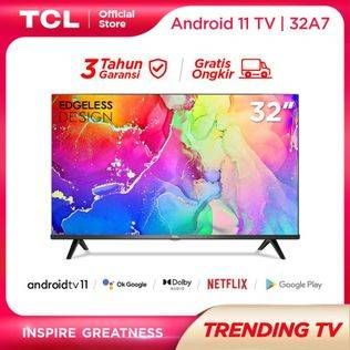 Promo Harga TCL GVA 32A7 32 inch Smart LED TV  - Tokopedia