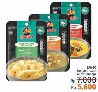 Promo Harga BANGO Bumbu Kuliner Nusantara All Variants  - LotteMart