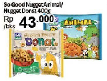 Promo Harga So Good Nugget Animal/Donat  - Carrefour