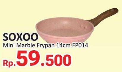 Promo Harga Soxoo Fry Pan Mini 14cm Marble Anti Lengket  - Yogya