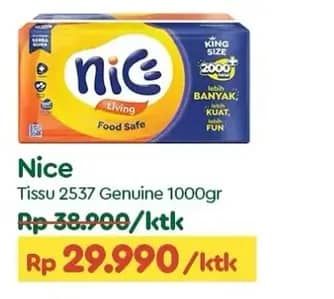 Promo Harga Nice Facial Tissue 1000 gr - TIP TOP