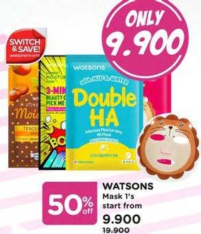 Promo Harga WATSONS Mask All Variants  - Watsons