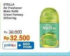 Promo Harga STELLA Matic Refill Green Fantasy 225 ml - Indomaret