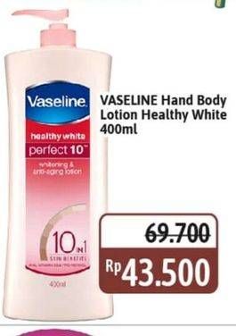 Promo Harga Vaseline Body Lotion Perfect 10 400 ml - Alfamidi