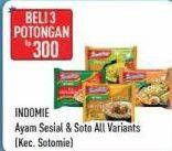 Promo Harga INDOMIE Mi Kuah Ayam Spesial, Soto Medan 70 gr - Hypermart