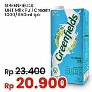 Promo Harga Greenfields UHT Full Cream 1000 ml - Indomaret