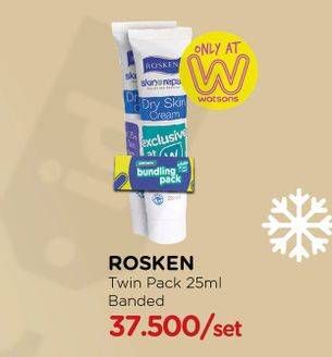 Promo Harga ROSKEN Dry Skin Repair Cream per 2 pcs 25 ml - Watsons