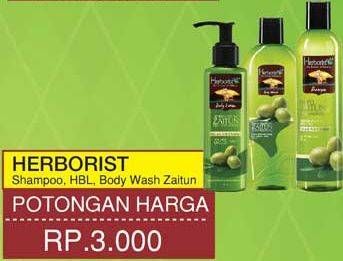 Promo Harga HERBORIST Body Wash 250 ml - Yogya
