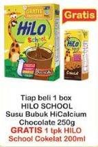 Promo Harga HILO School Susu Bubuk Chocolate 250 gr - Indomaret