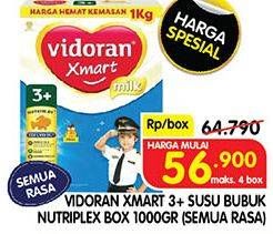 Promo Harga VIDORAN Xmart 3+ All Variants 1000 gr - Superindo