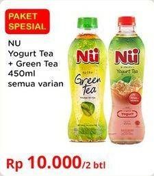 Promo Harga NU Green Tea + NU Yogurt Tea   - Indomaret