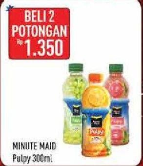 Promo Harga MINUTE MAID Juice Pulpy per 2 botol 300 ml - Hypermart