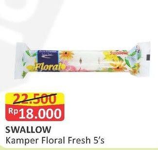 Promo Harga SWALLOW Naphthalene Floral Fresh 5 pcs - Alfamart