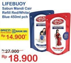 Promo Harga LIFEBUOY Body Wash Mild Care, Total 10 450 ml - Indomaret