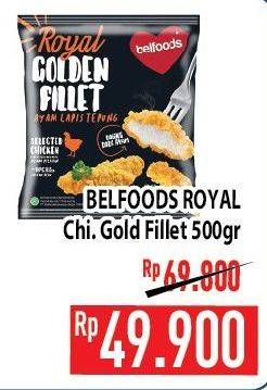 Promo Harga BELFOODS Royal Nugget Golden Fillet 500 gr - Hypermart