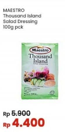 Promo Harga Maestro Salad Dressing Thousand Island 100 gr - Indomaret