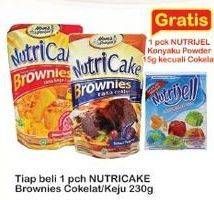 Promo Harga Nutricake Instant Cake Brownies Coklat, Keju 230 gr - Indomaret